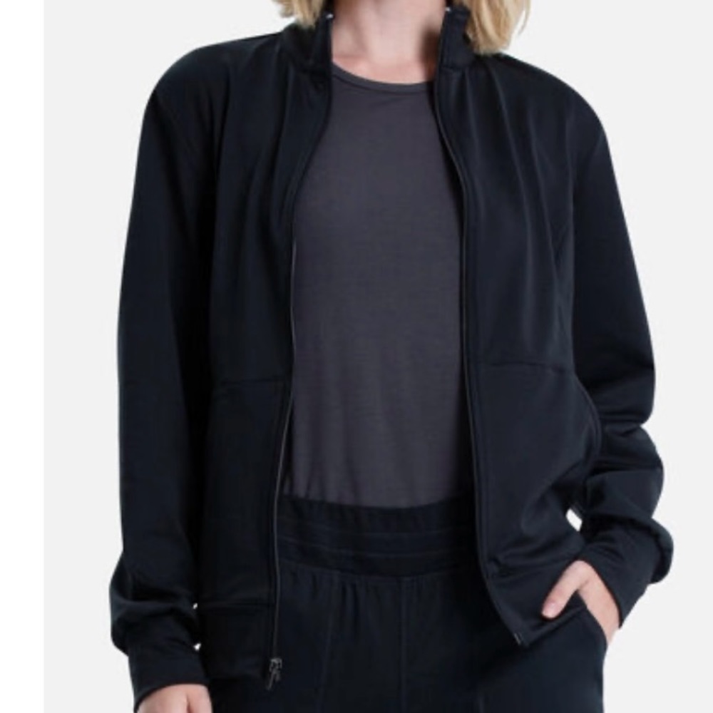 Cherokee Revolution Scrub Jacket in Black
